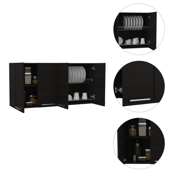 120 Wall Cabinet  Four Doors  Two Cabinets  Two Sh...