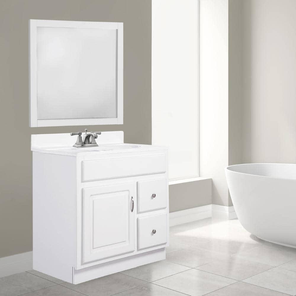 Design House Concord 30 in W x 21 in D Bath Vanity Cabinet Only in White Gloss