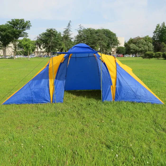 Large Tents Camping Outdoor Heavy Duty Waterproof 3 4 People Double layer Camping Tent 2 Room