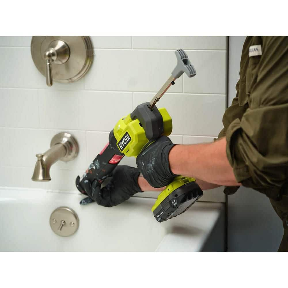 RYOBI ONE+ 18V Cordless 10 oz. Caulk & Adhesive Gun Kit with 1.5 Ah Battery and Charger PCL901K1