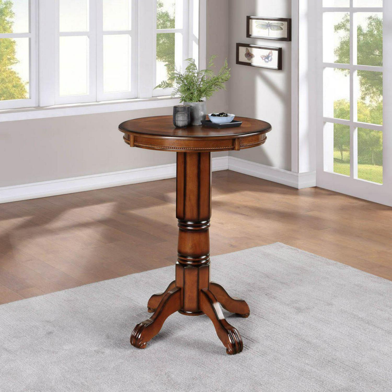 Boraam Florence Pub Table Hardwood Brown  Crowdfused