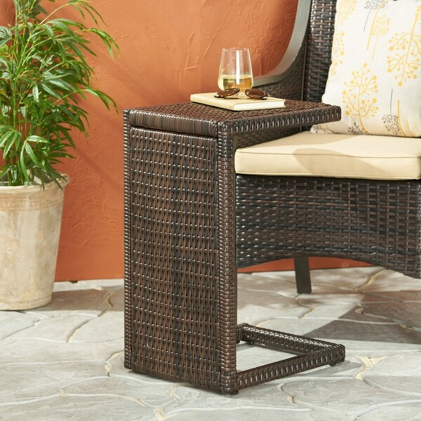 Bucharest Outdoor Side Table by Christopher Knight Home