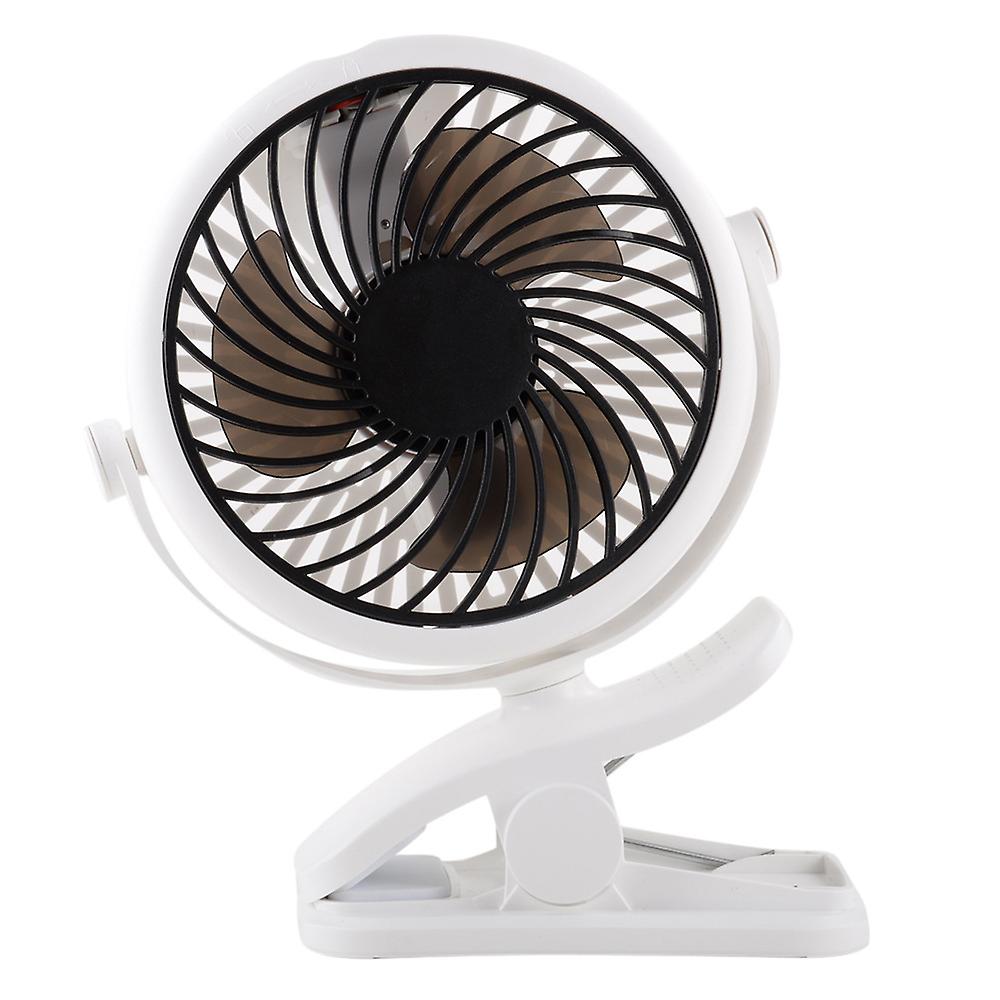 Rechargeable Small Fan - Black And Whitehousehold Products