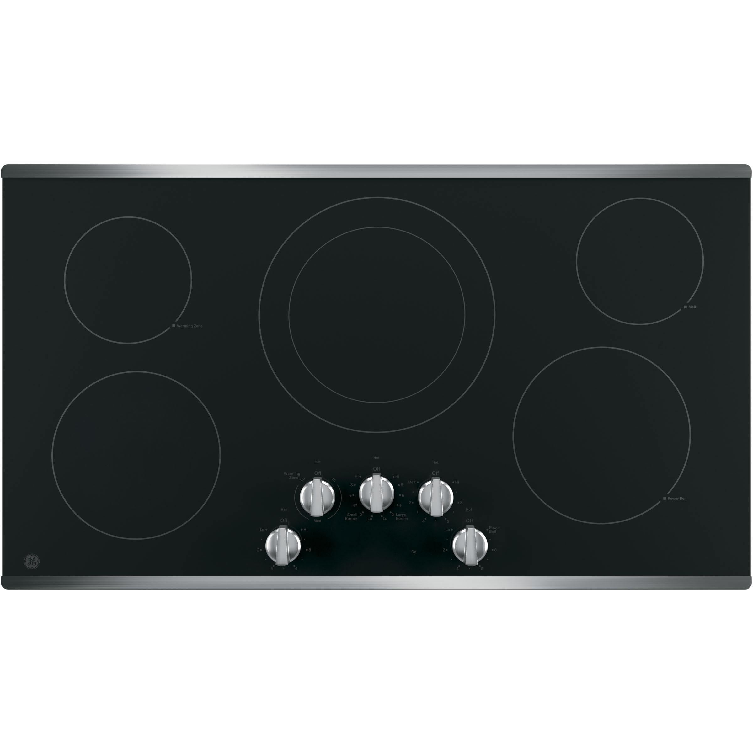 GE 36-inch Built-In Electric Cooktop JP3036SLSS