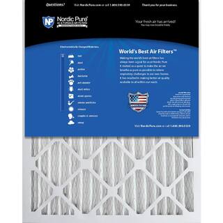 Nordic Pure 16 in. x 24 in. x 2 in. Allergen Pleated MERV 12 Air Filters (3-Pack) 16x24x2M12-3