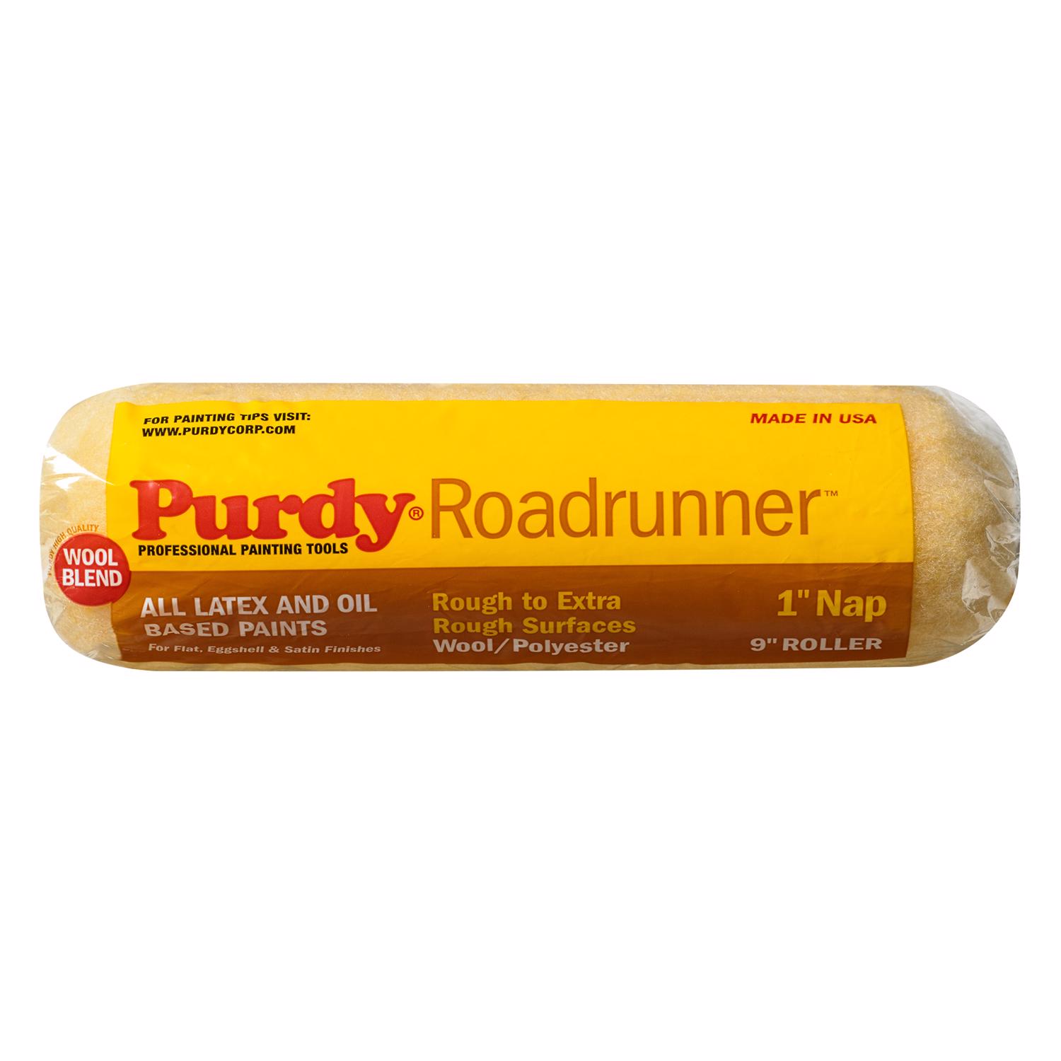 Purdy Roadrunner Polyester 9 in. W X 1 in. Regular Paint Roller Cover 1 pk