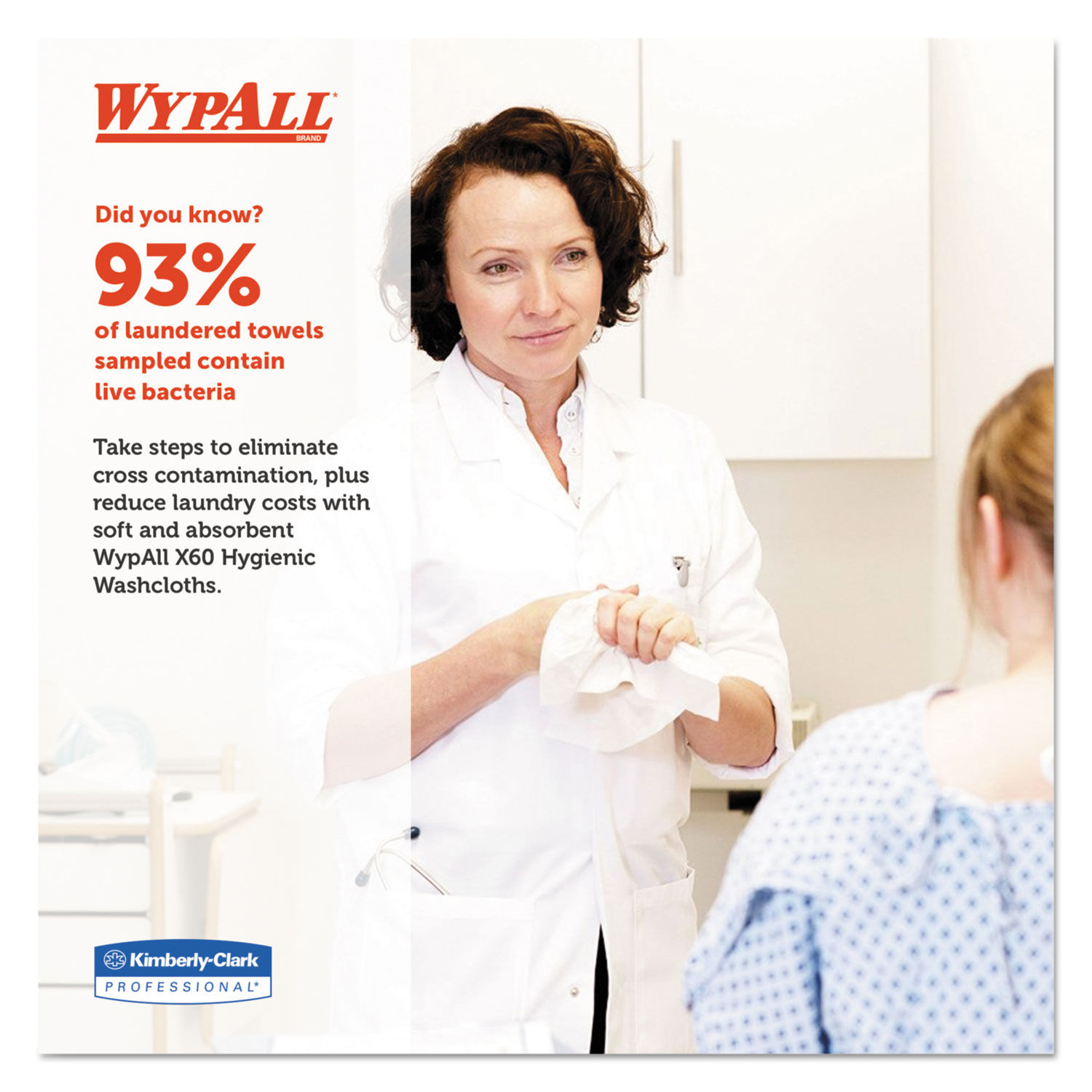 General Clean X60 Cloths by WypAllandreg; KCC41083