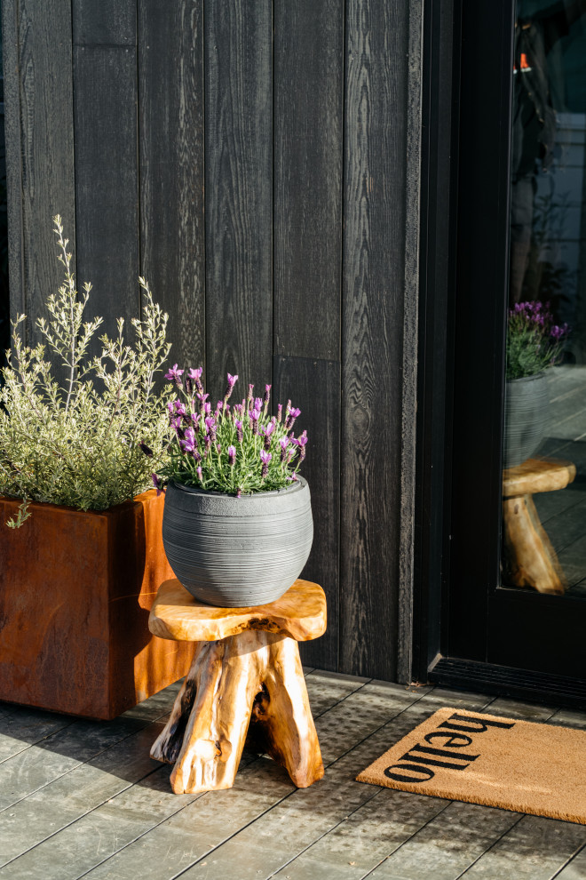 Stone Finish Pottery Bowl Planter (Small)   Transitional   Outdoor Pots And Planters   by Winsome House Inc.  Houzz