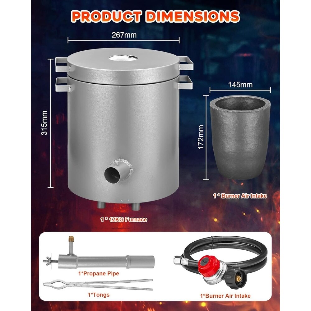 12kg Propane Melting Furnace Kits