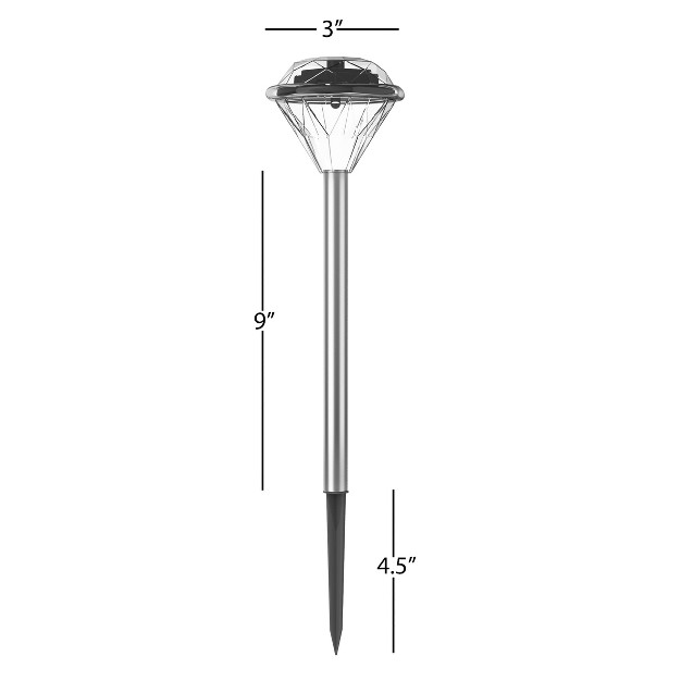 Nature Spring No wire Solar Led Light Garden Stakes Pack Of 24