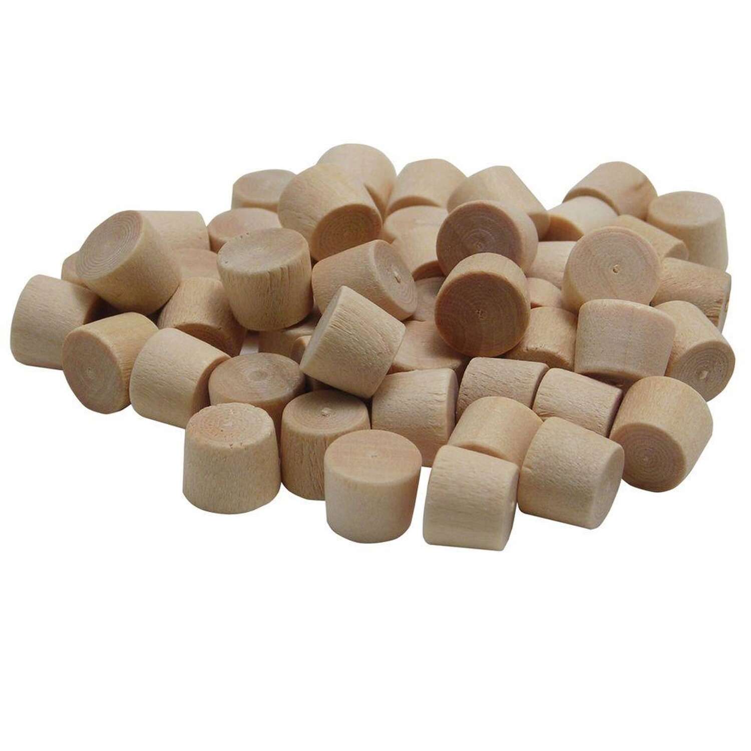 Wolfcraft Flat Hardwood Head Plug 5/16 in. D X 1/4 in. L 1 pk Natural