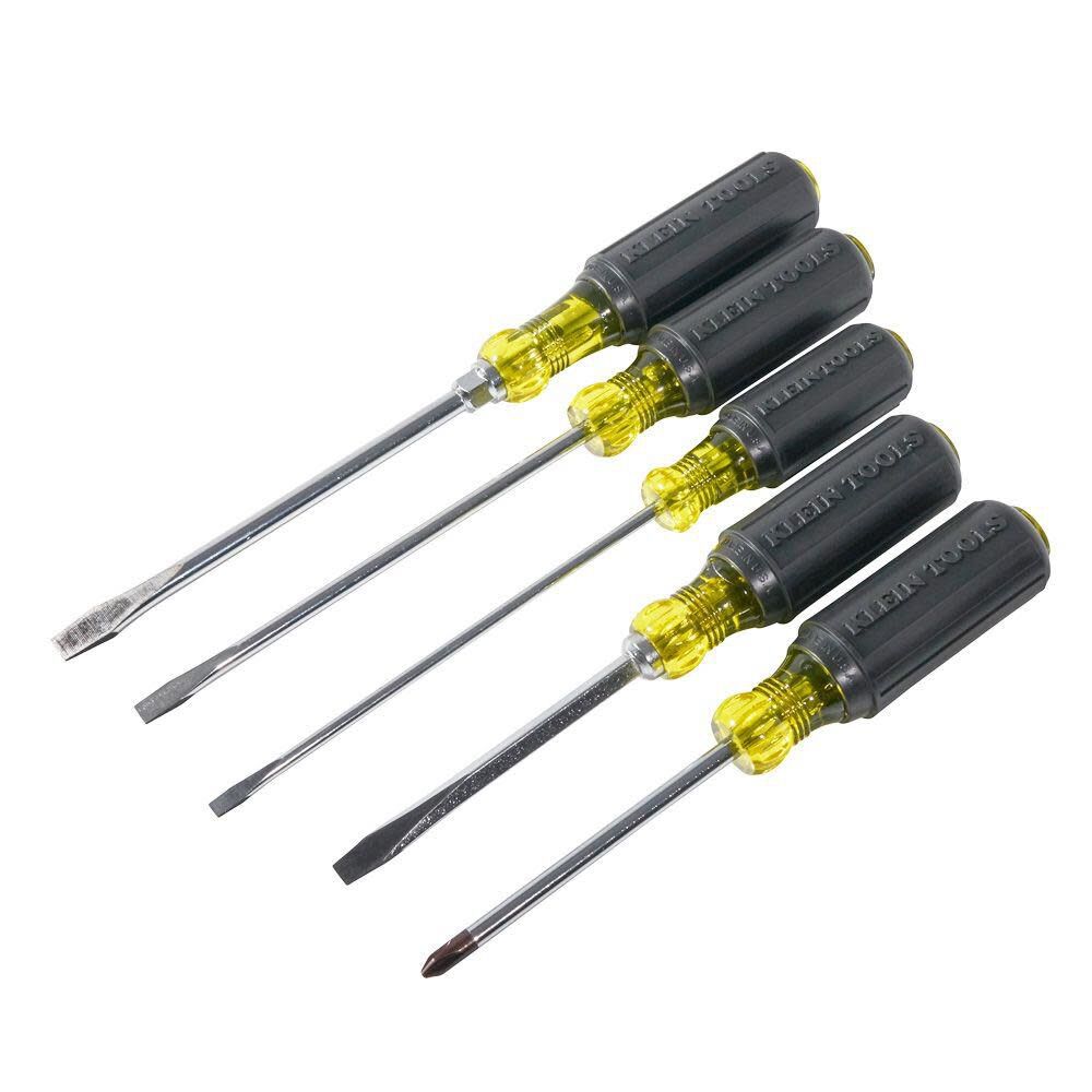 Klein Tools Cushion-Grip Screwdriver Set 5 Pc 85075 from Klein Tools