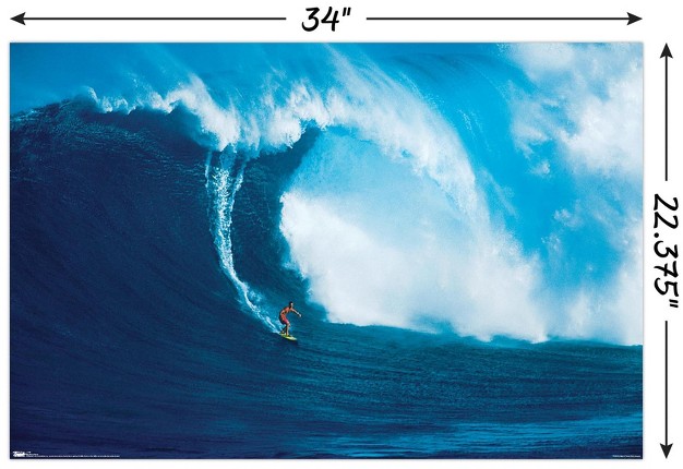 Trends International Big Wave Surfer Unframed Wall Poster Prints