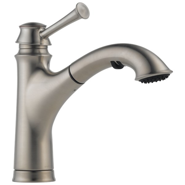 Baliza Single Handle Pull-Out Kitchen Faucet - Stainless Steel