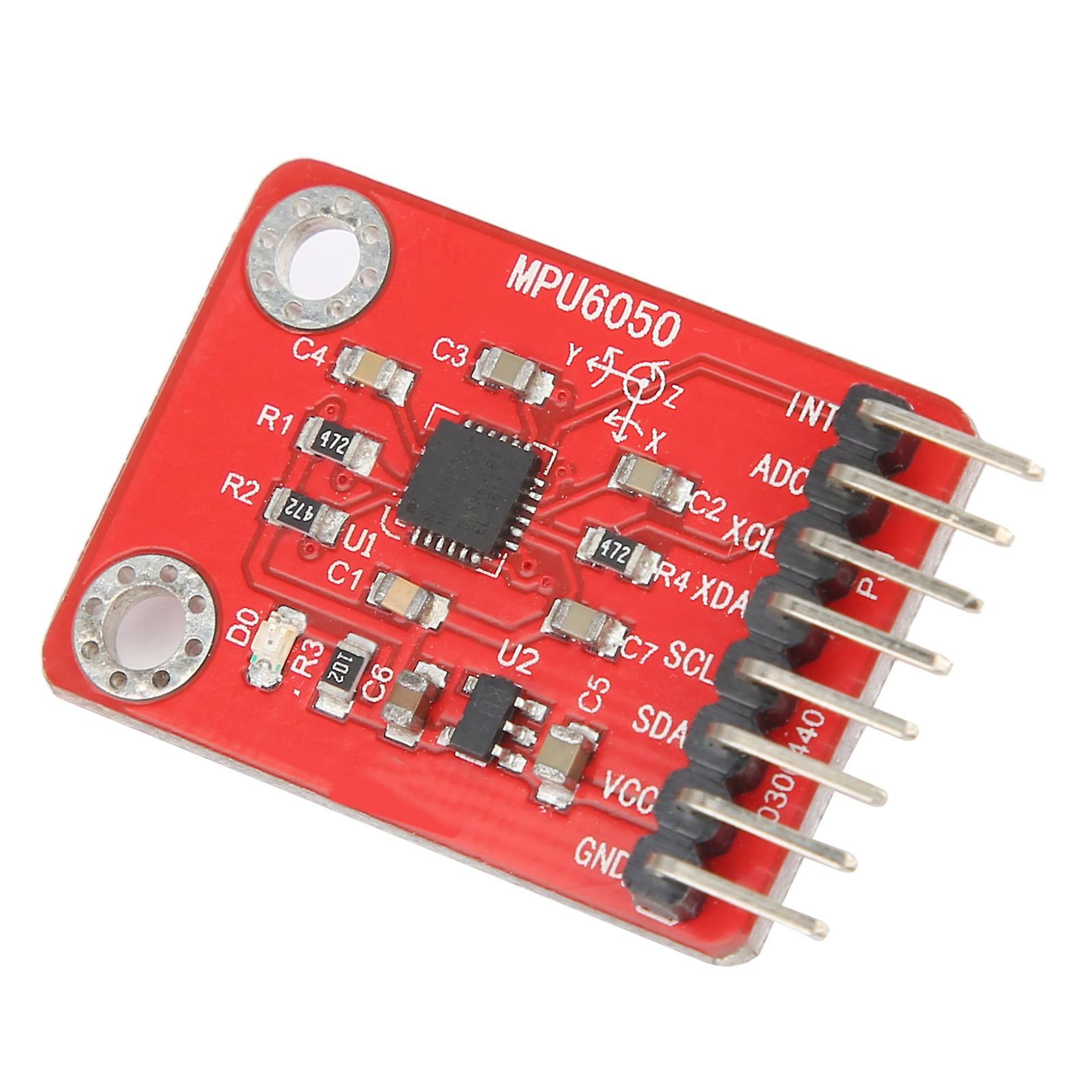 Mpu6050 6 Axis Accelerometer Gyroscope Sensor Module 16 Bit Ad Converter Data Output