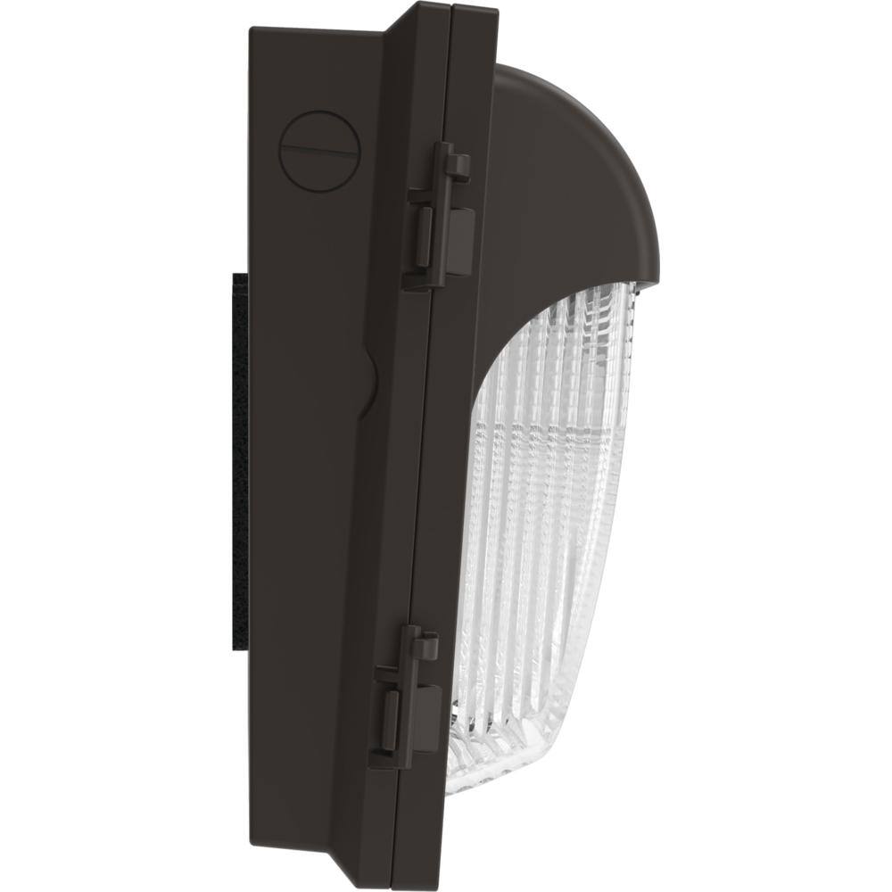 Lithonia Lighting Contractor Select TWX2 250-Watt Equivalent Integrated LED Dark Bronze Wall Pack Light Adjustable Lumen Output 5000K TWX2 LED ALO 50K MVOLT DDBTXD