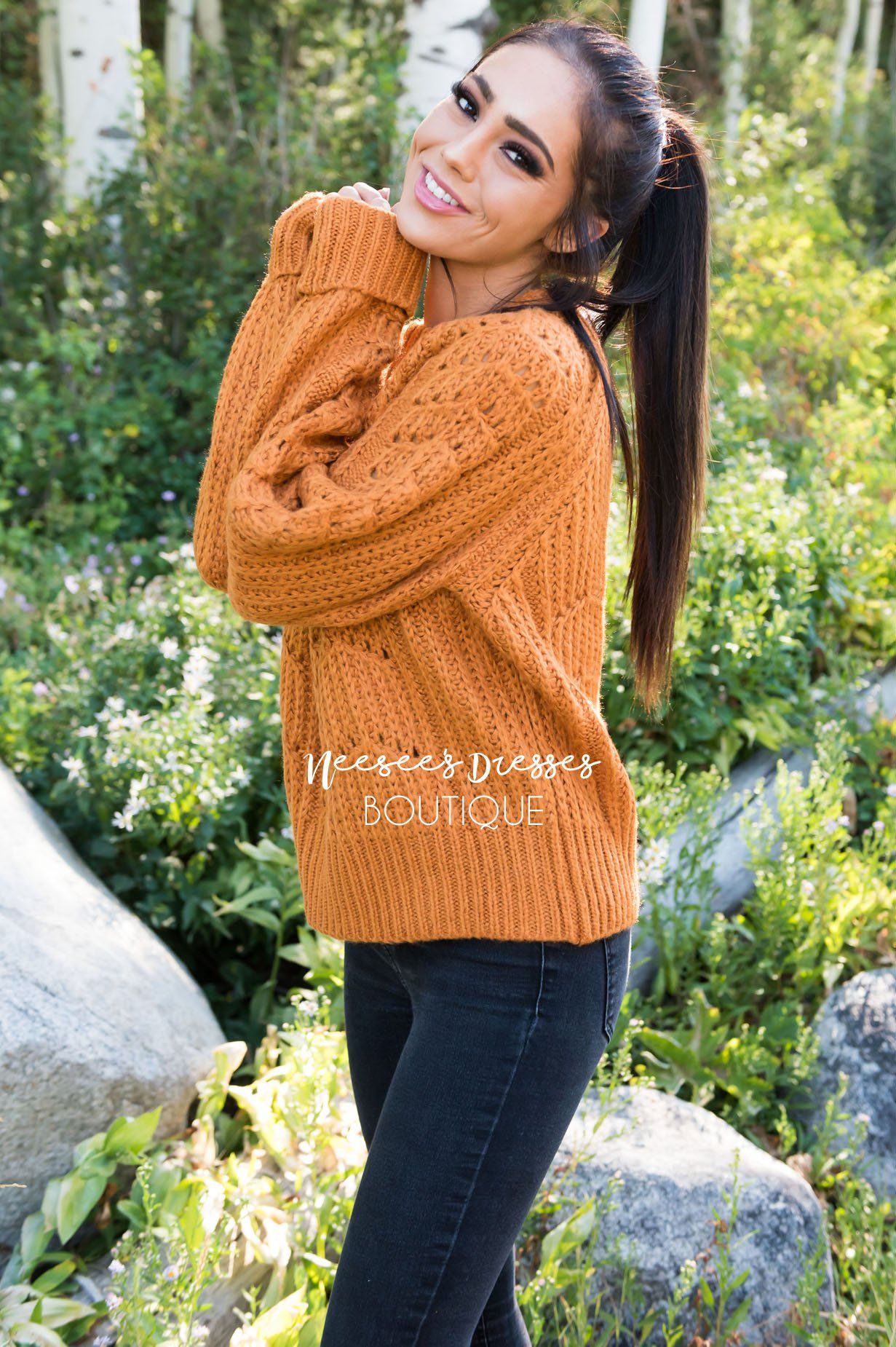 Harvest Time Modest Sweater