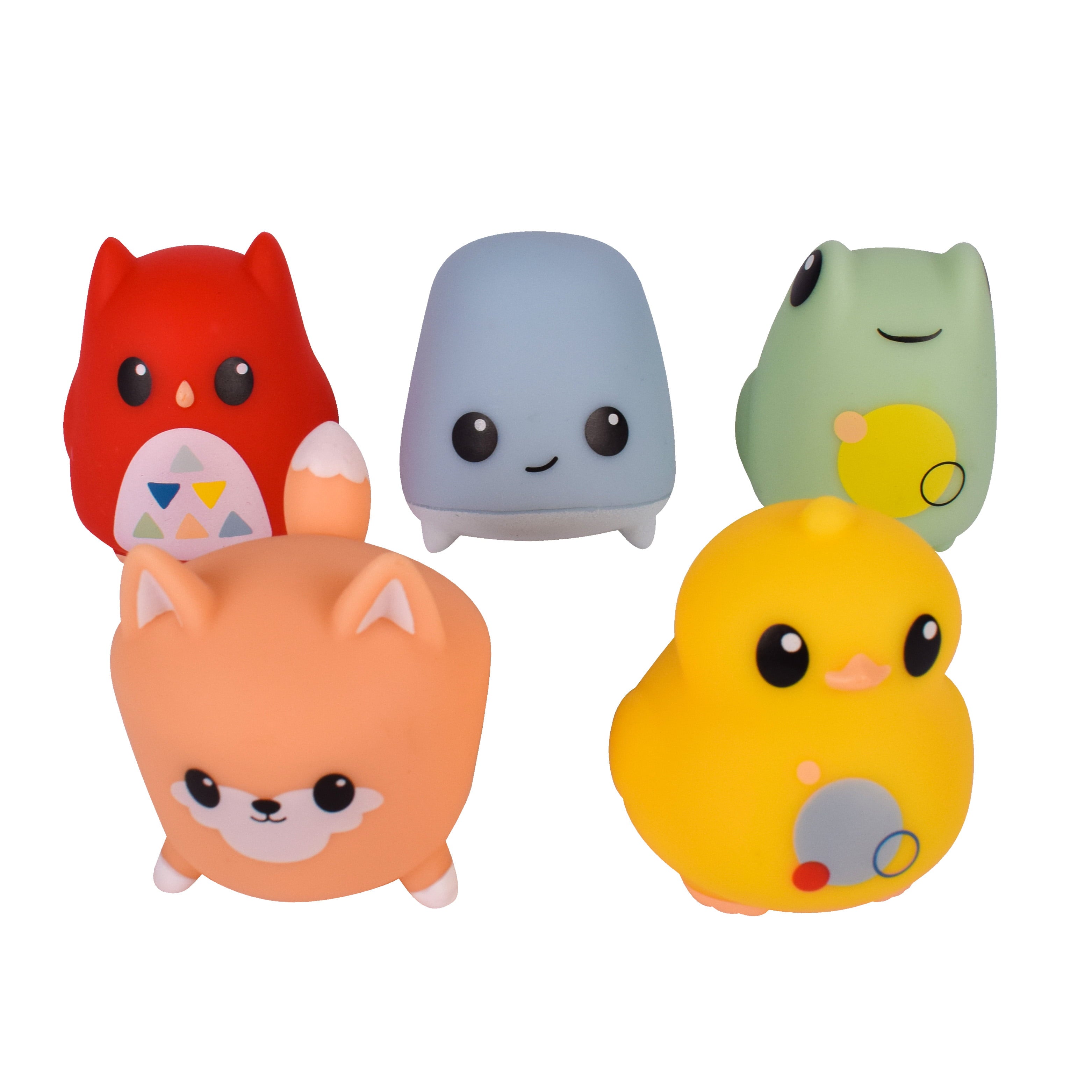 Hopscotch Lane 5 Pack Light Up Animal Bath Toys | Baby and Toddler 6 Months and Older， Unisex