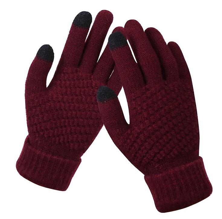 Women Gloves Crochet Knitted Autumn Winter