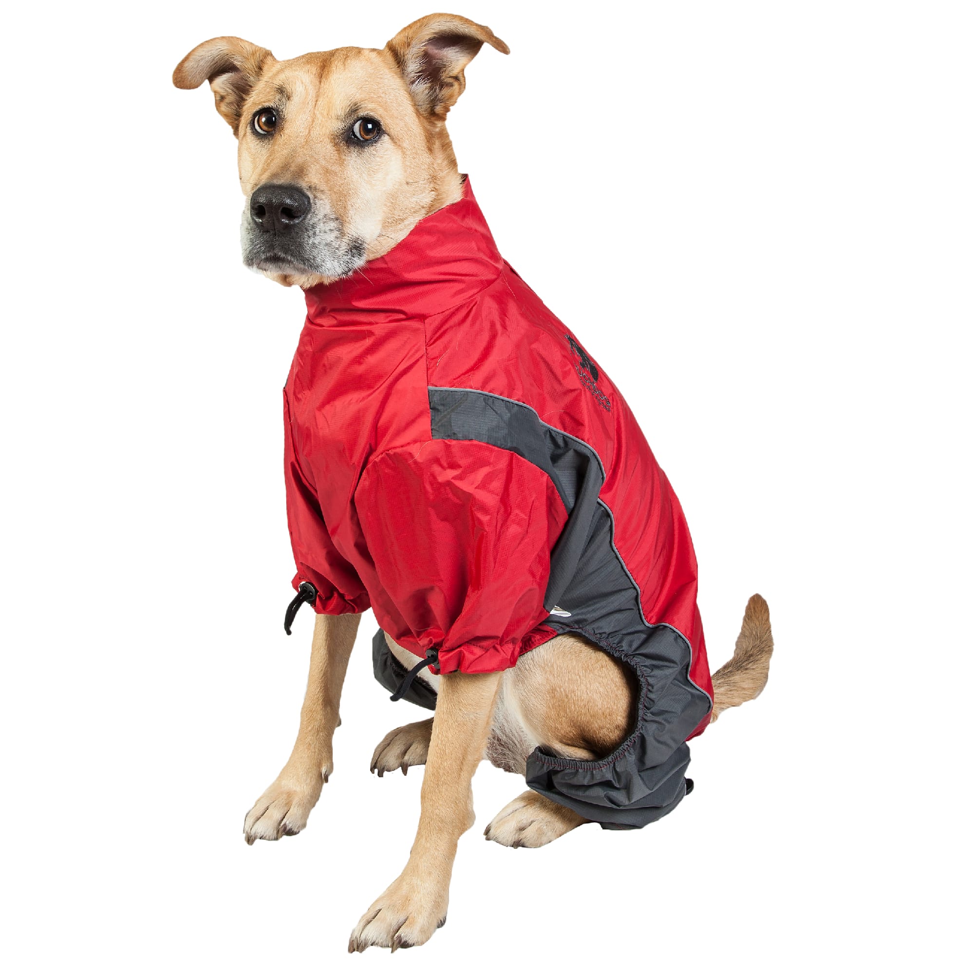 Touchdog Red Quantum-Ice Full-Bodied Adjustable and 3M Reflective Dog Jacket， X-Small