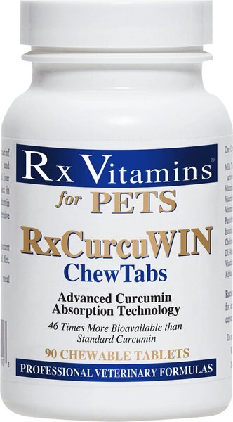 Rx Vitamins RxCurcuWIN Chewable Tablet Immune Supplement for Cats and Dogs