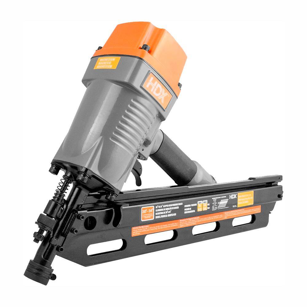 HDX 34 Corded Pneumatic Clipped Head Framing Nailer HDXFR3490