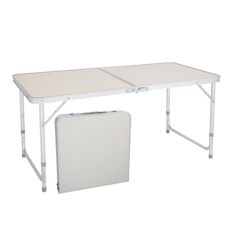 Winado 28 in. H Rectangle Plastic Folding Portable Outdoor Picnic Table 457603070556