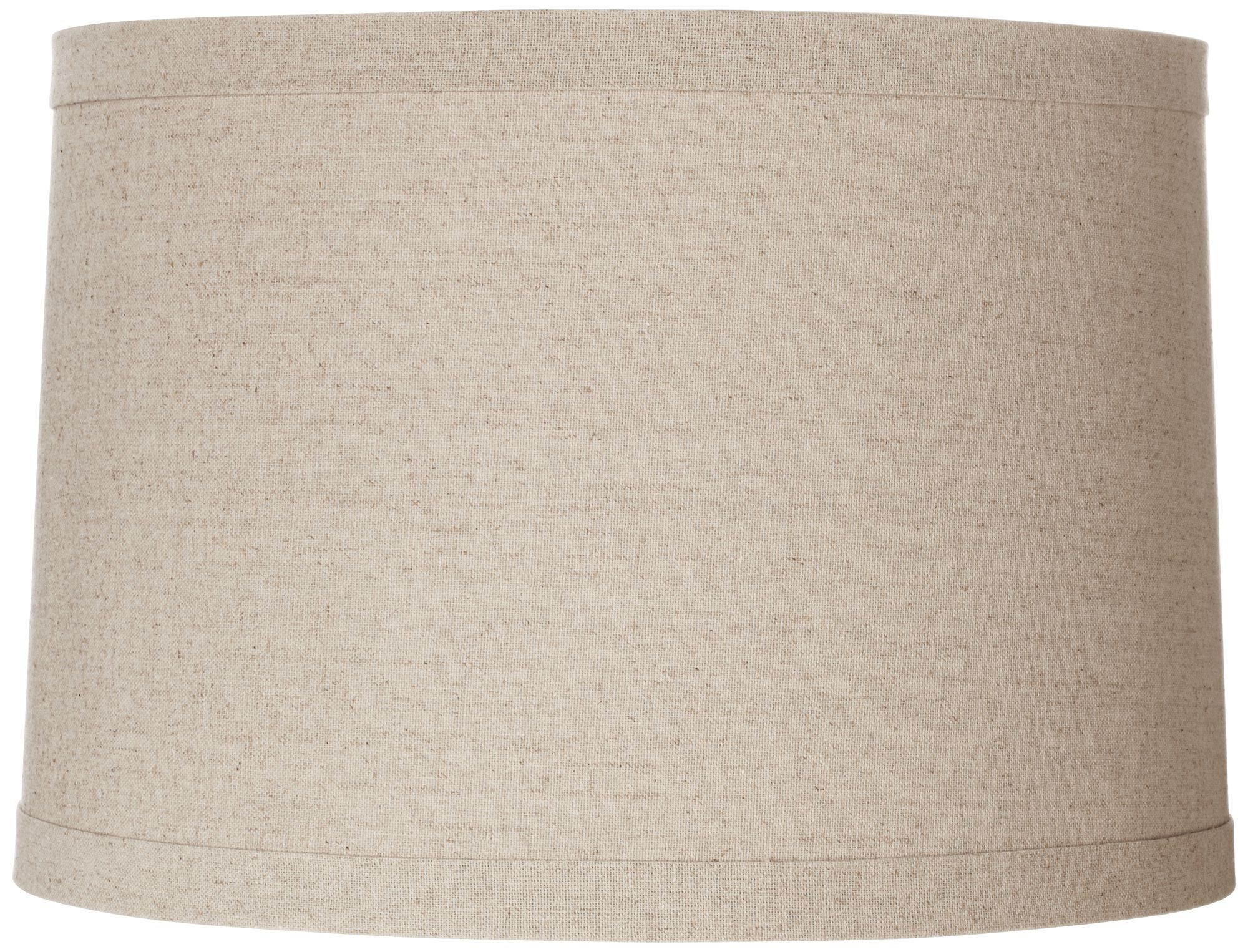 Springcrest Natural Linen Medium Drum Lamp Shade 15