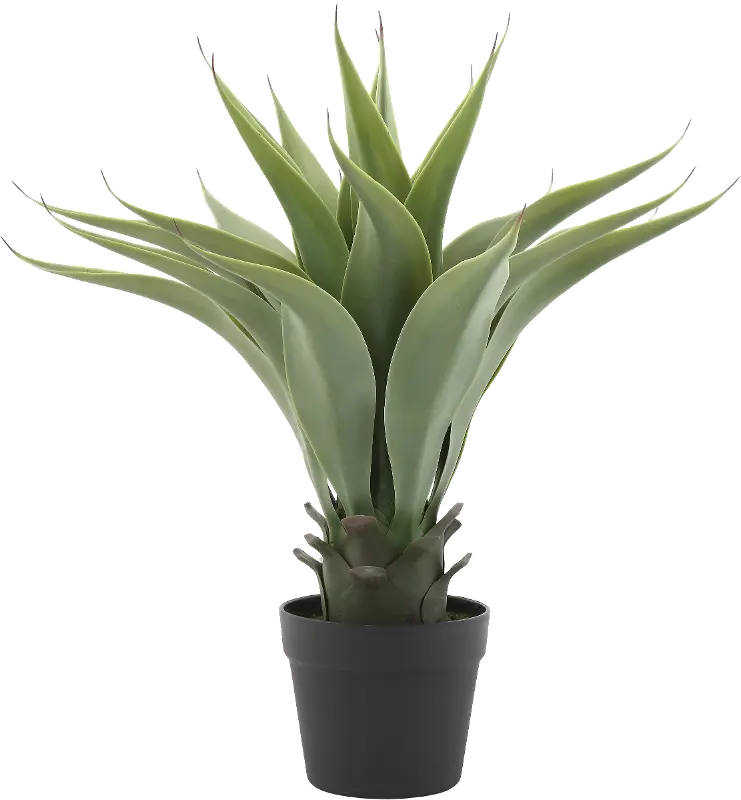 Faux Agave Plant Arrangement in Pot