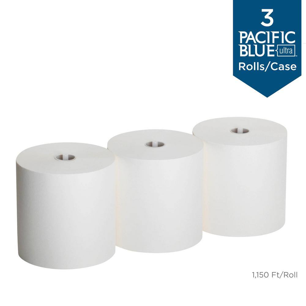 Pacific Blue Ultra 1150 ft. L White Paper Towel Roll (3-Rolls per Pack) GPC26491