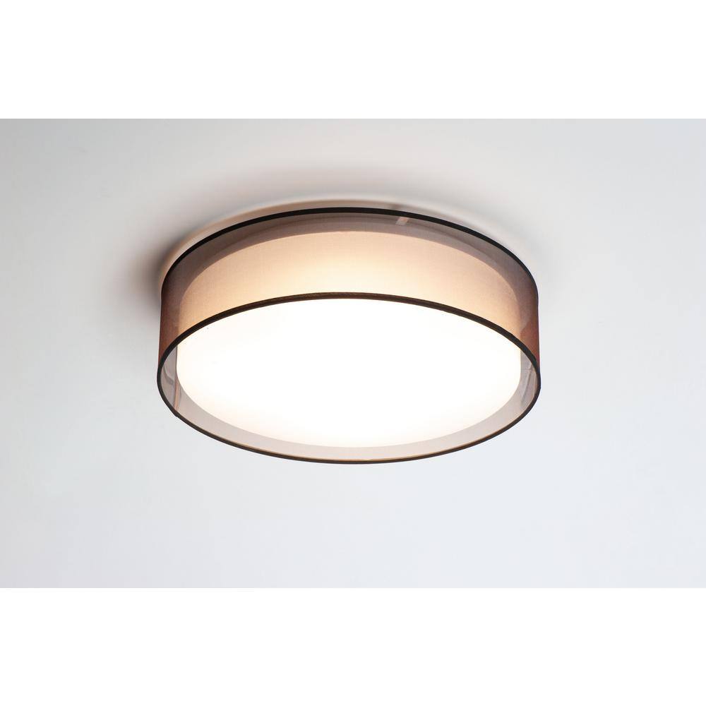 Maxim Lighting Prime 16 in. Oil Rubbed Bronze Integrated LED Flushmount Light 10221OMOI