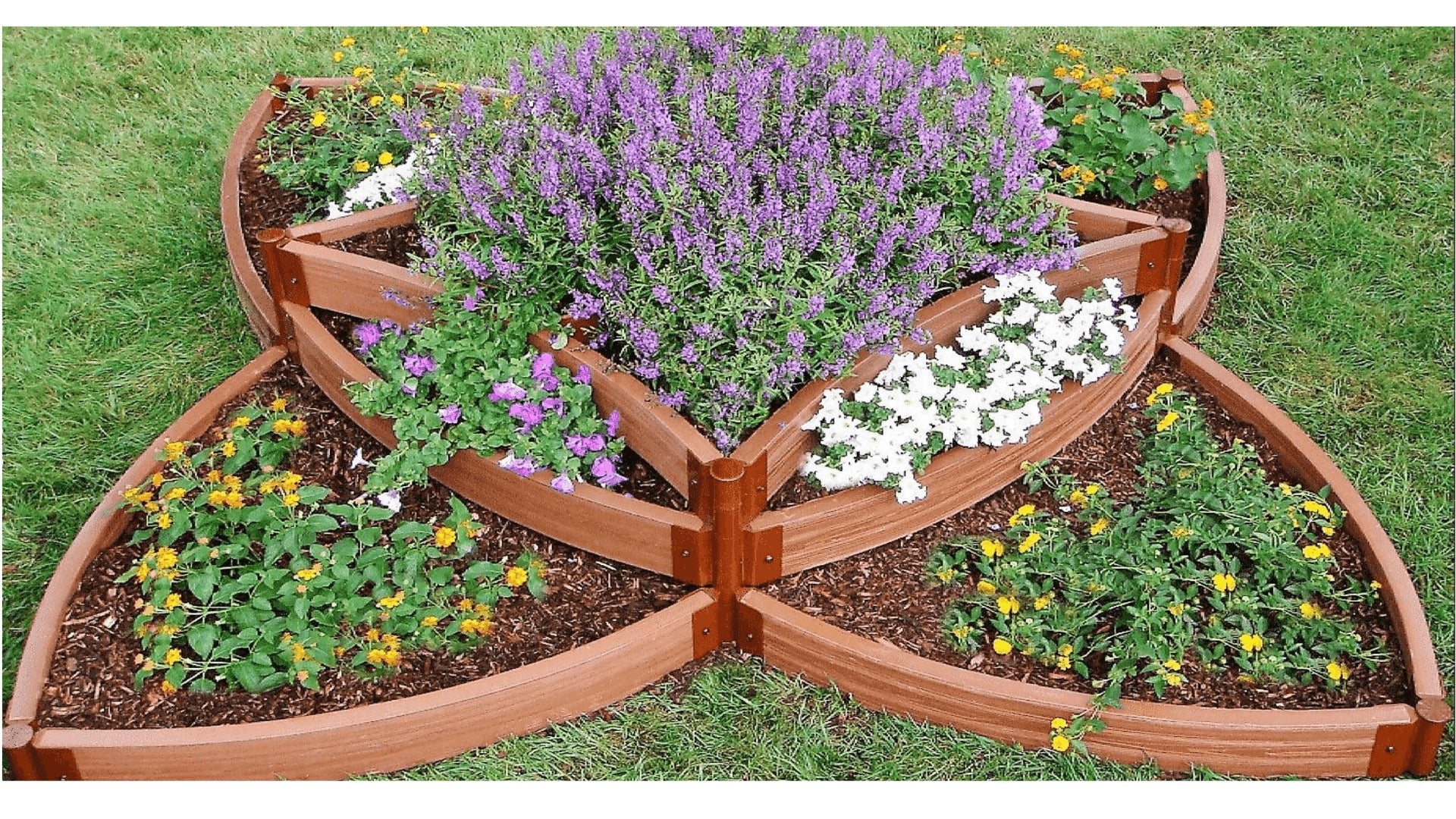 'Versailles Sunburst' 8' x 8' Terrace Garden Raised Bed