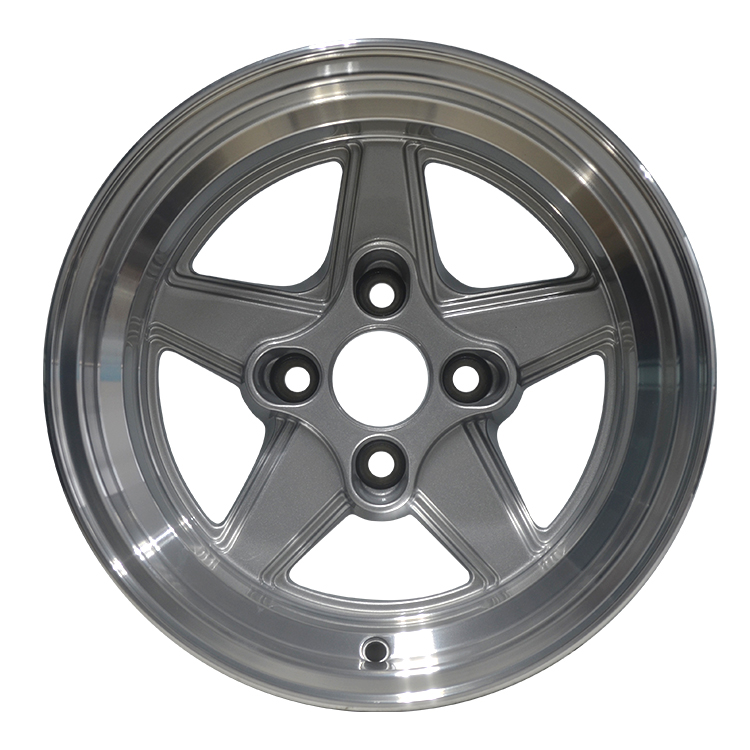 Wholesale Wheels 13X8.0J 4X114.3 Polish Lip Gunmetal Aluminum oy Rims Wheel Customize Casting