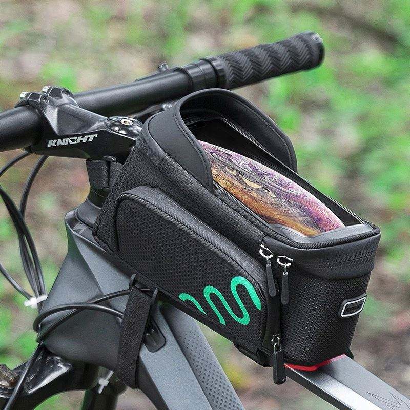 Bicycle Frame Bag Cycling Touch Screen Cycling Bag Top Front Tube MTB Road Bike Bag Phone Case Bike Accessories