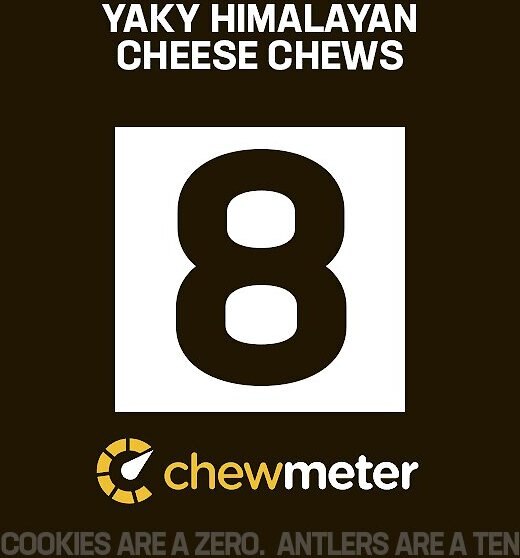 chewmeter Yaky Himalayan Cheese Chew Dog Treats