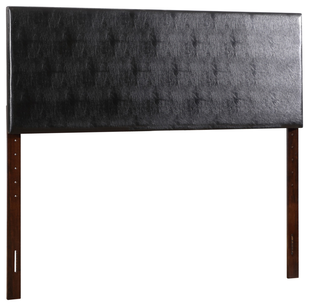 Novo Faux Leather Headboard   Transitional   Headboards   by Glory Furniture  Houzz