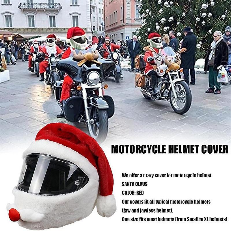 Miman Motorcycle Helmet Cover Hat Christmas Cap For Motorcycle Helmet