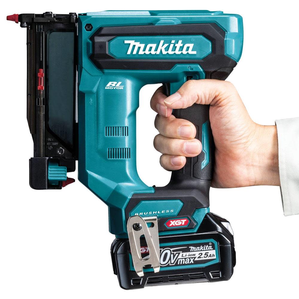 Makita 40V max XGT Pin Nailer Kit Brushless Cordless 23 Gauge 2.5Ah ;