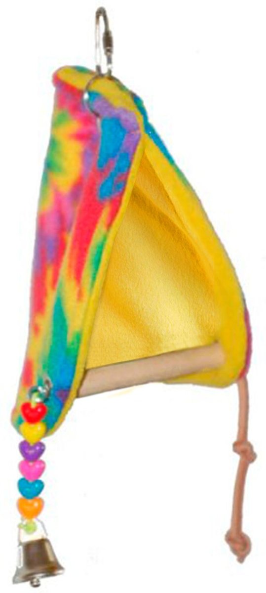 Super Bird Creations Peekaboo Perch Bird Tent， Color Varies， Small