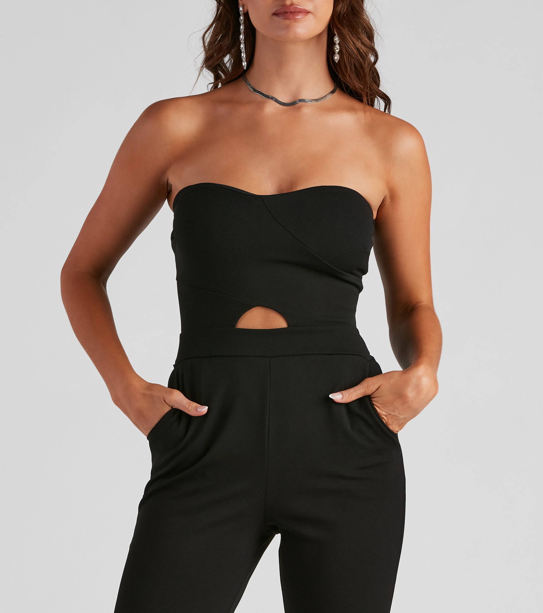 Chic Sophistication Sleeveless Tapered Jumpsuit