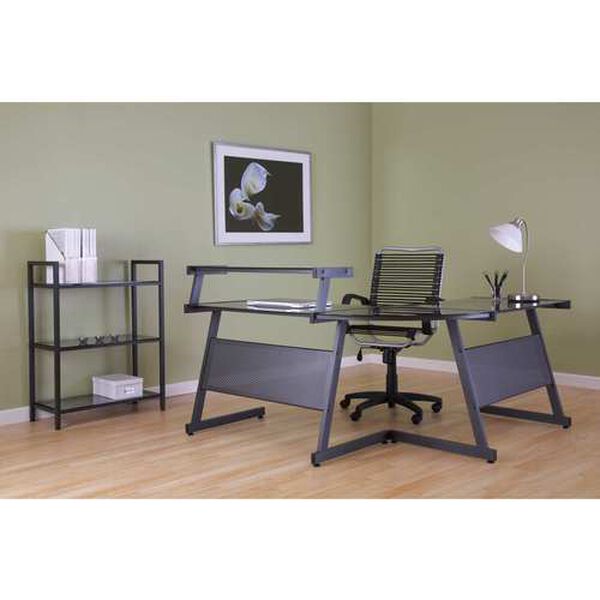 Bradley Black Gray Office Chair