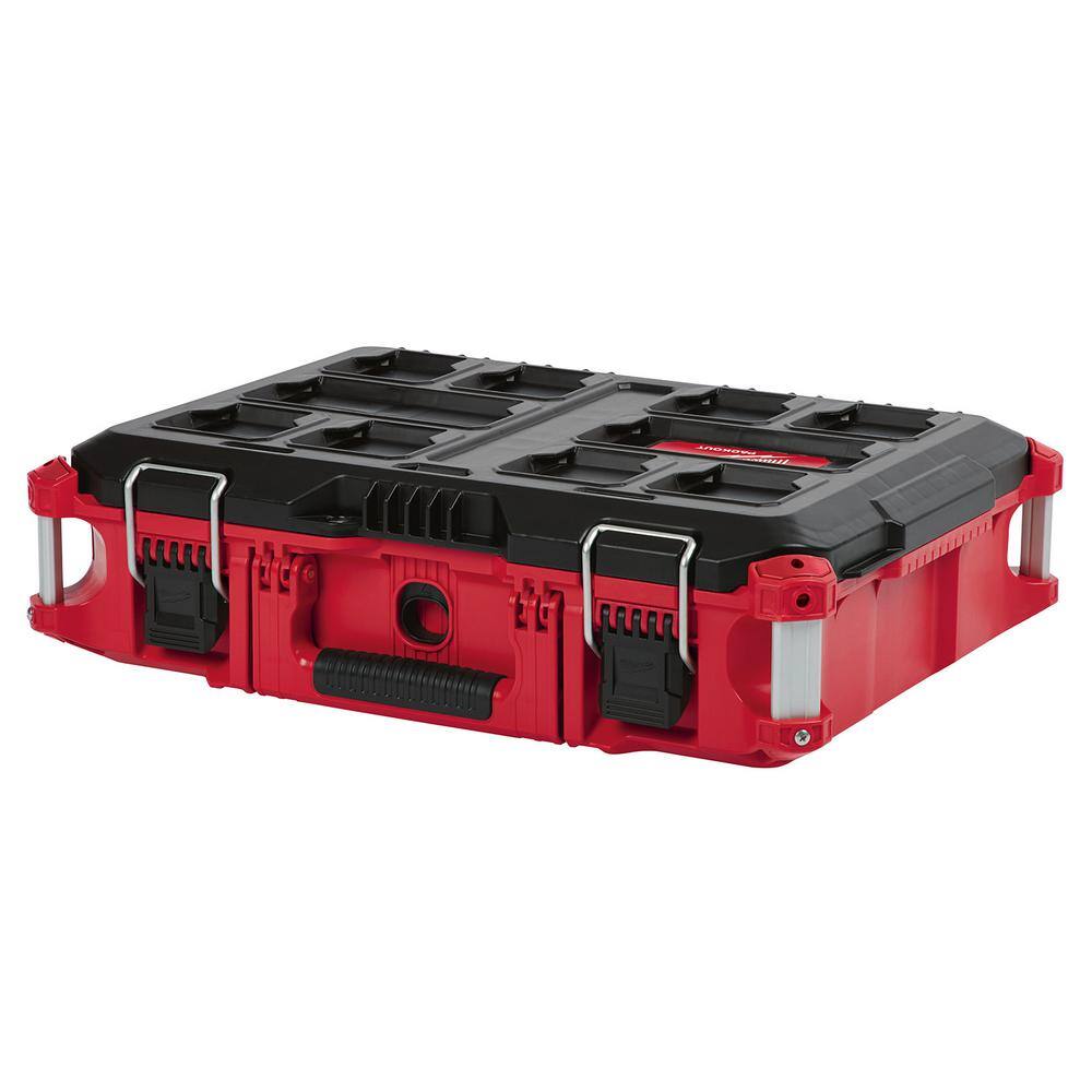 MW PACKOUT 22 in. Medium Red Tool Box with 75 lbs. Weight Capacity 48-22-8424