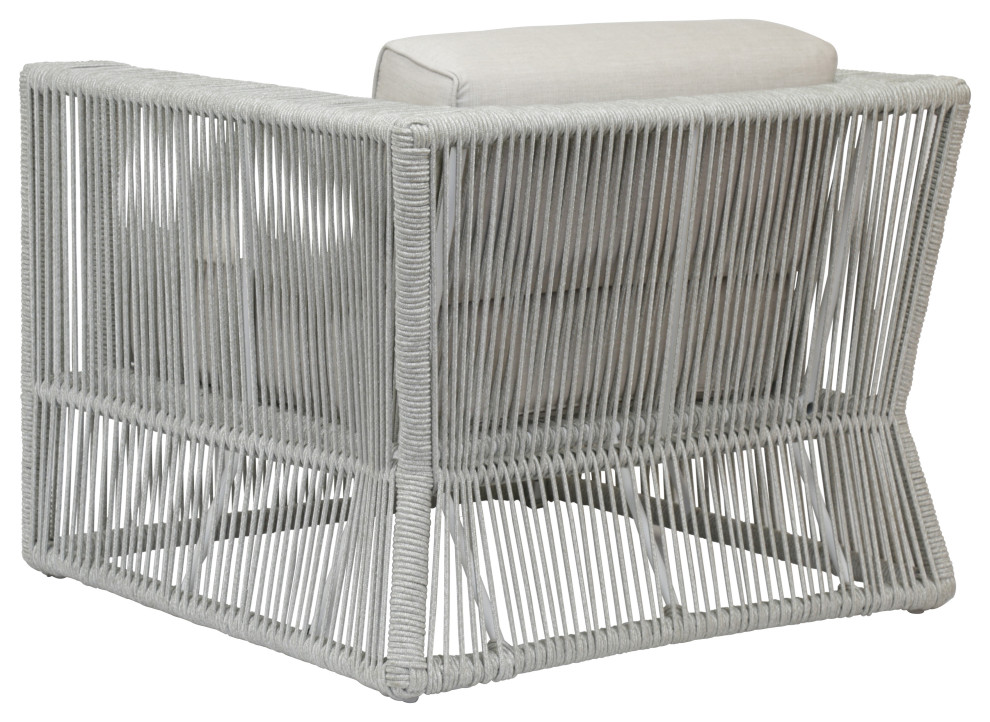 Miami Club Chair With Cushions  Echo Ash   Beach Style   Outdoor Lounge Chairs   by Sunset West Outdoor Furniture  Houzz