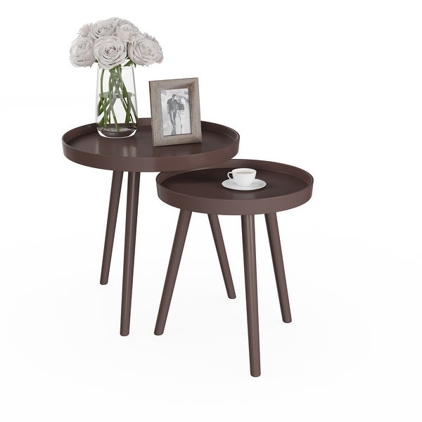 Set of 2 Nesting End Tables by Lavish Home