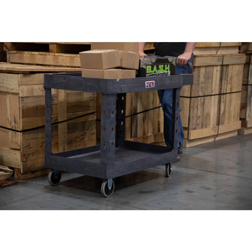 Jet 500 lbs. 43 in. x 25 in. Resin Utility Cart PUC-43x25 141016