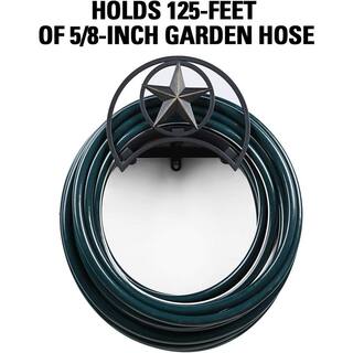 Cubilan Garden Hose Holder Decorative Hose Butler Sturdy Water Hose Rack Durable Wall Hose Hanger Holds 125 ft. of 58 in. B0872T17LY