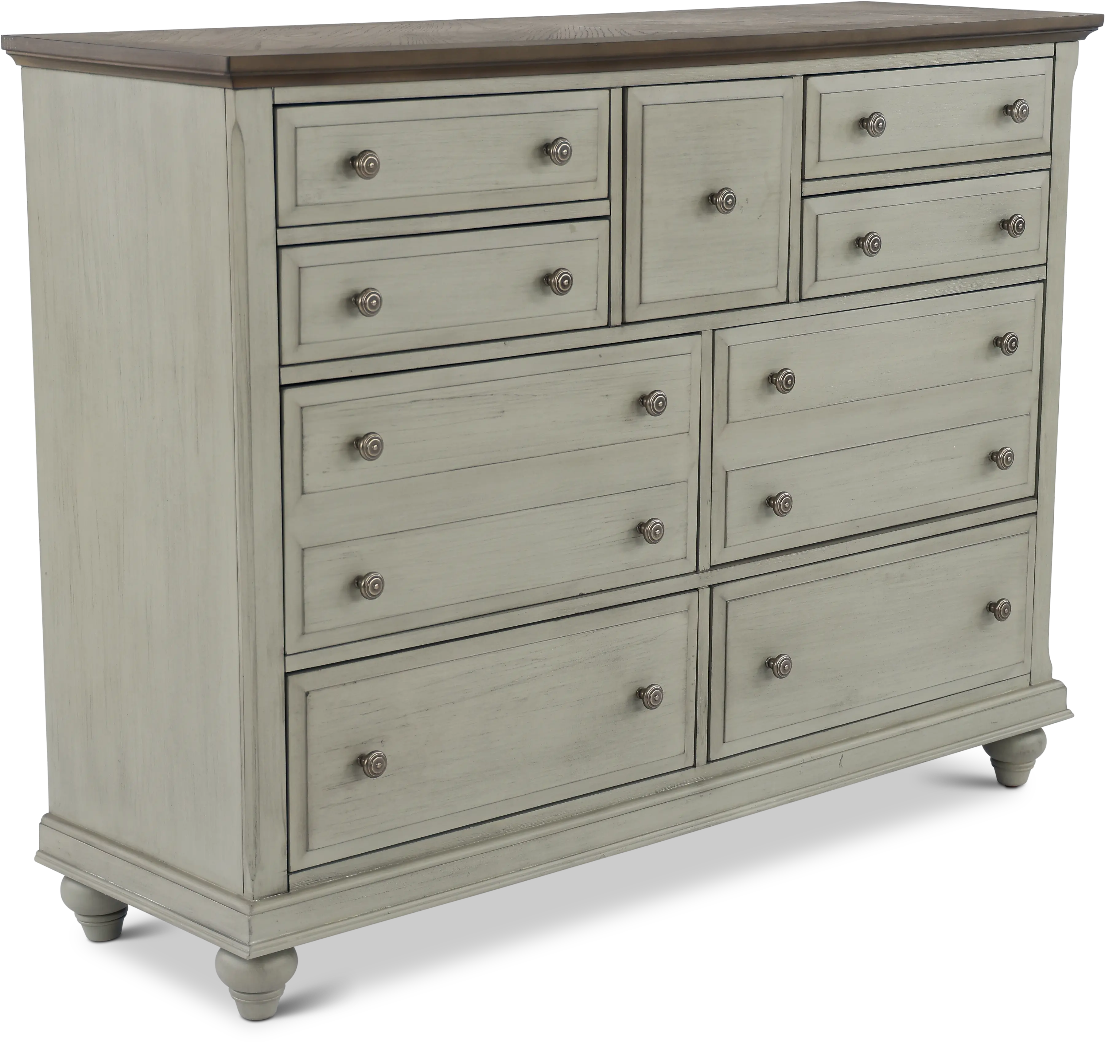 Mystic Hills Light Gray Dresser