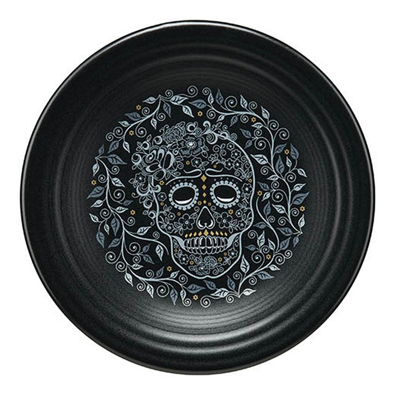 Fiesta Skull And Vine Luncheon Plate