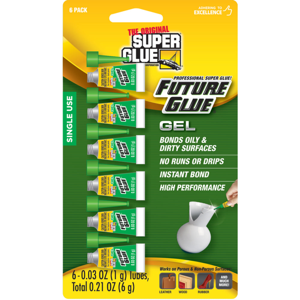 SUPER GLUE GEL 6PK