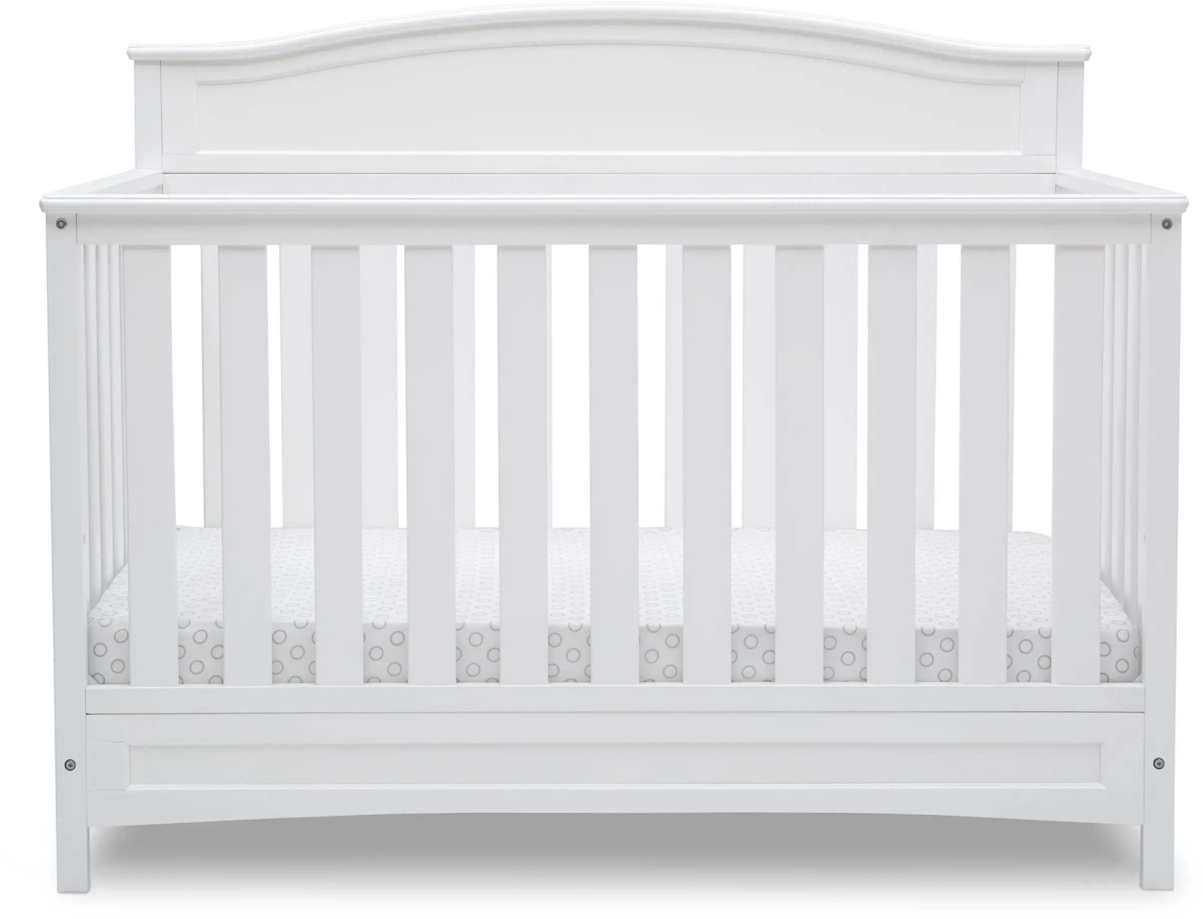 Emery White 4-in-1 Convertible Crib